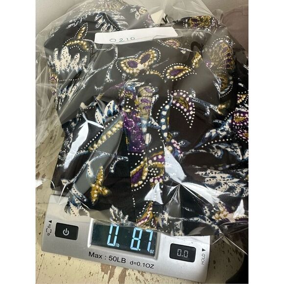 BA&SH Women's M Volver Elbow Sleeve Mini Dress Black Paisley Boho Western Flowy - Picture 12 of 12